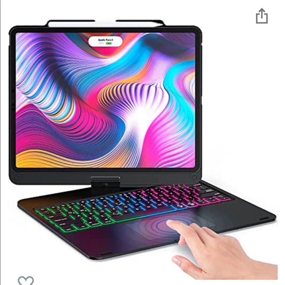 Touchpad Keyboard Case for iPad Pro 12.9 - Wireless